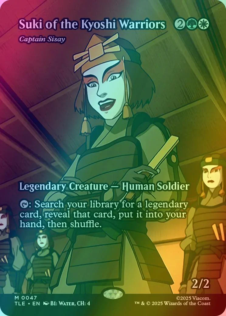 Suki of the Kyoshi Warriors - Captain Sisay [47] [Borderless] [Source Material] [Avatar: The Last Airbender Eternal] [Foil]