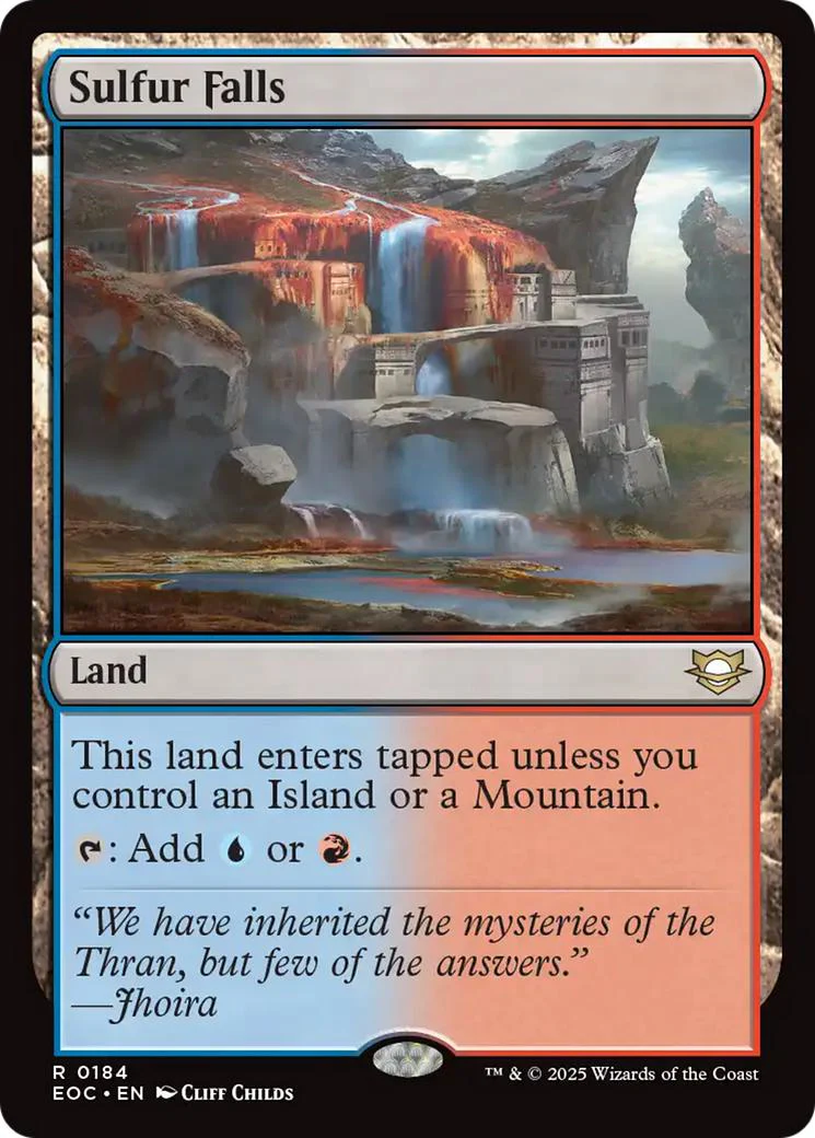Sulfur Falls [184] [Edge of Eternities: Commander] [Non-Foil]