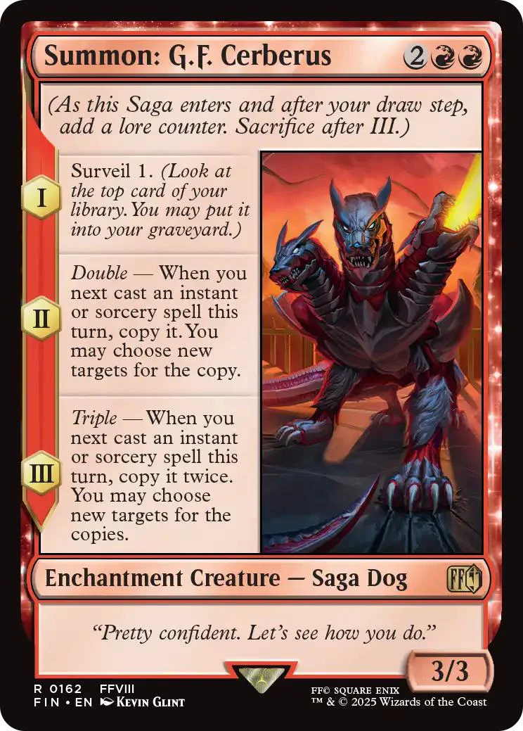 Summon: G.F. Cerberus [162] [FINAL FANTASY] [Non-Foil]