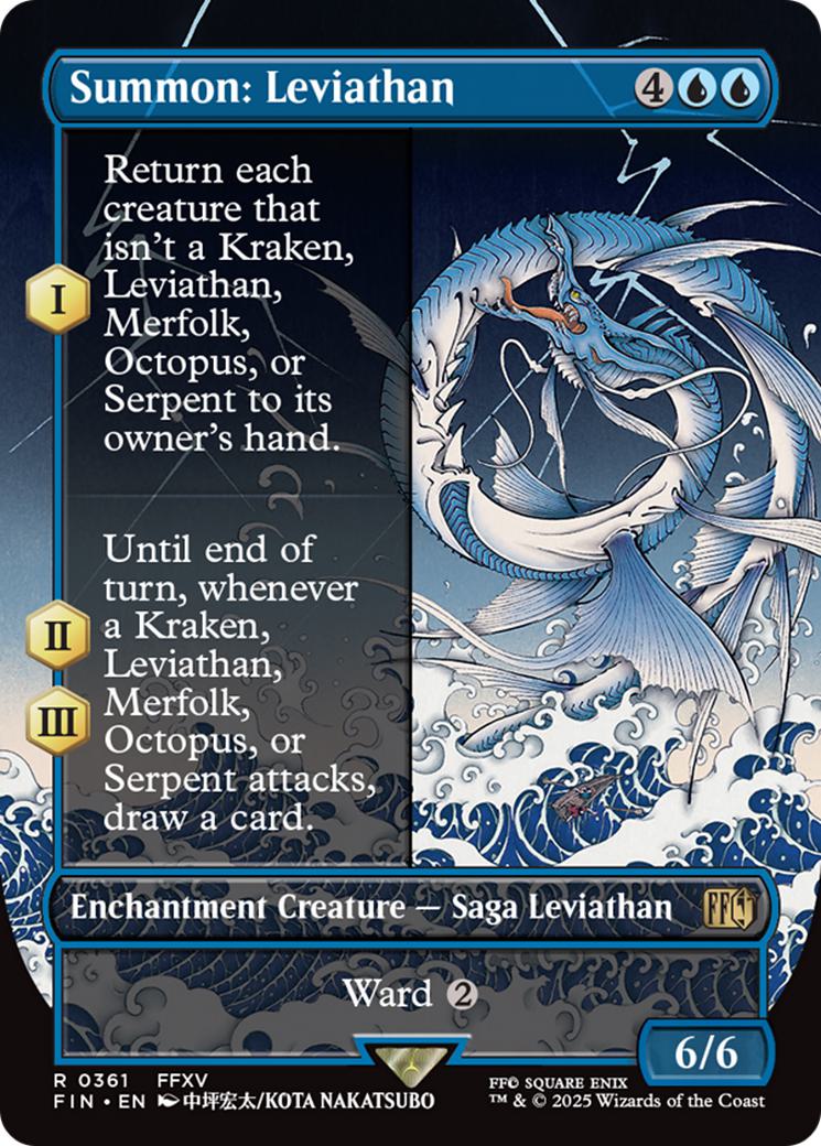 Summon: Leviathan [361] [Borderless] [FINAL FANTASY] [Non-Foil]