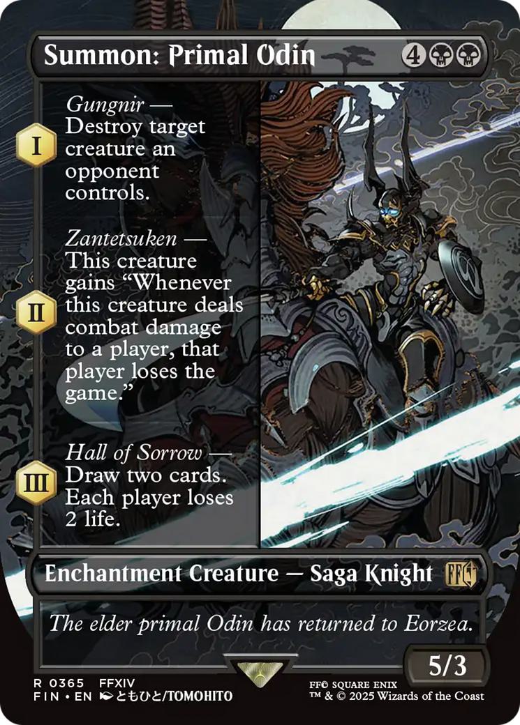 Summon: Primal Odin [365] [Borderless] [FINAL FANTASY] [Non-Foil]