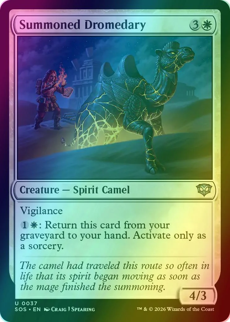 Summoned Dromedary [37] [Secrets of Strixhaven] [Foil]