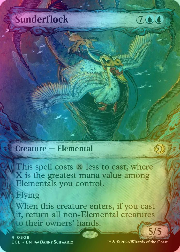 Sunderflock [309] [Fable Frame] [Lorwyn Eclipsed] [Foil]