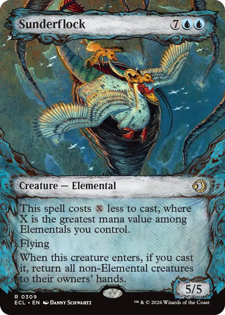 Sunderflock [309] [Fable Frame] [Lorwyn Eclipsed] [Non-Foil]