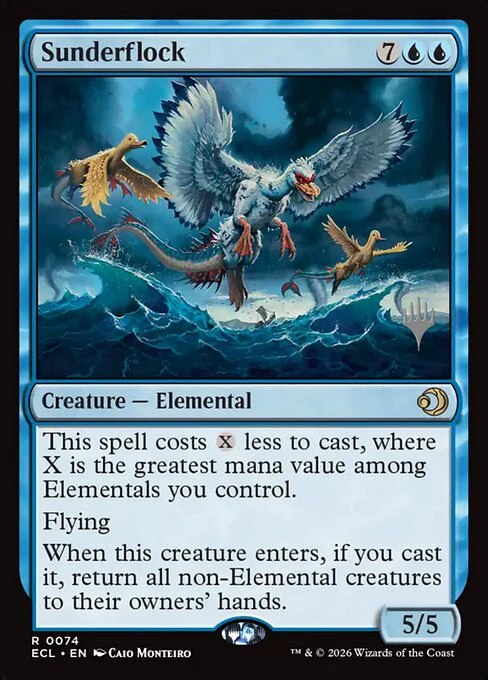 Sunderflock [74p] [Promo Pack] [Lorwyn Eclipsed: Promos] [Non-Foil]
