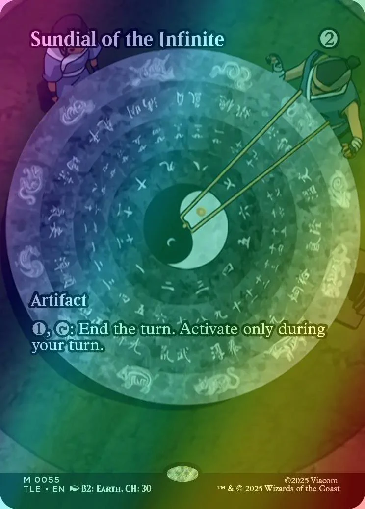 Sundial of the Infinite [55] [Borderless] [Source Material] [Avatar: The Last Airbender Eternal] [Foil]