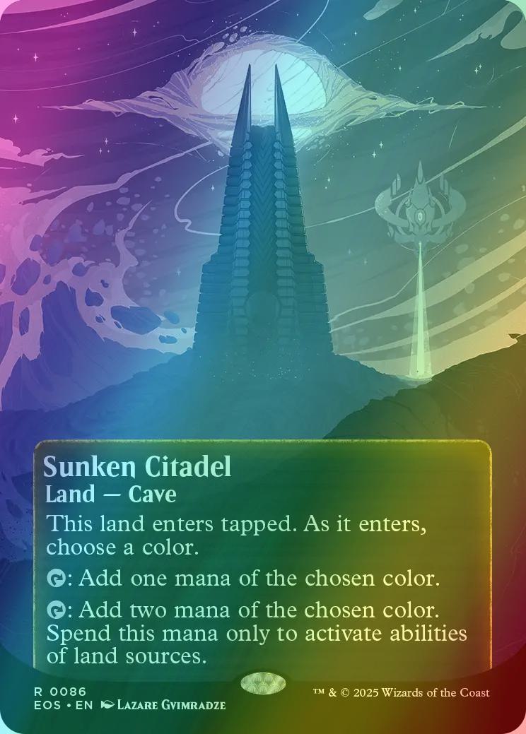 Sunken Citadel [86] [Borderless] [Poster] [Edge of Eternities: Stellar Sights] [Foil]