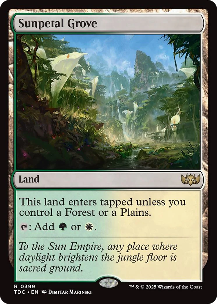 Sunpetal Grove [399] [Tarkir: Dragonstorm: Commander] [Non-Foil]