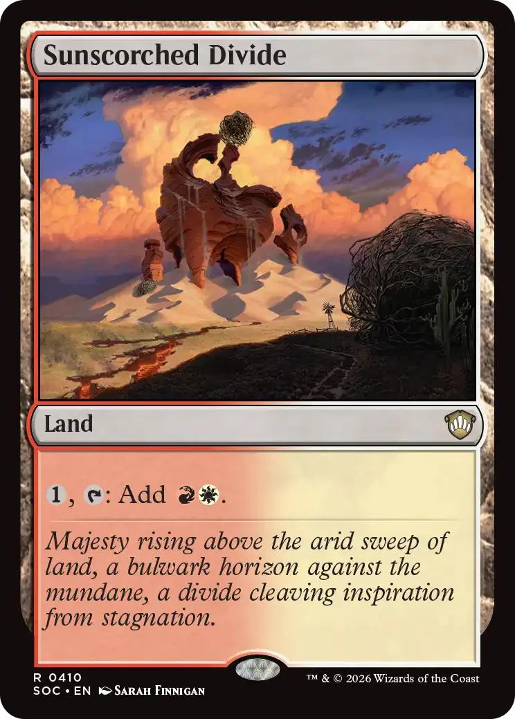 Sunscorched Divide [410] [Secrets of Strixhaven: Commander] [Non-Foil]