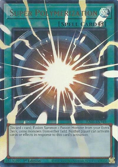 Super Polymerization - Extended Art - RA05-EN149 - Ultra Rare - 1st Edition