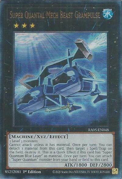Super Quantal Mech Beast Grampulse - RA05-EN048 - Ultimate Rare - 1st Edition