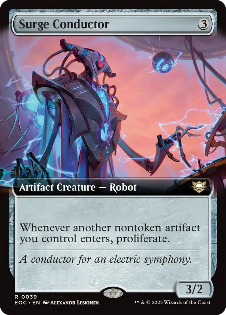 Surge Conductor [39] [Extended Art] [Edge of Eternities: Commander] [Non-Foil]