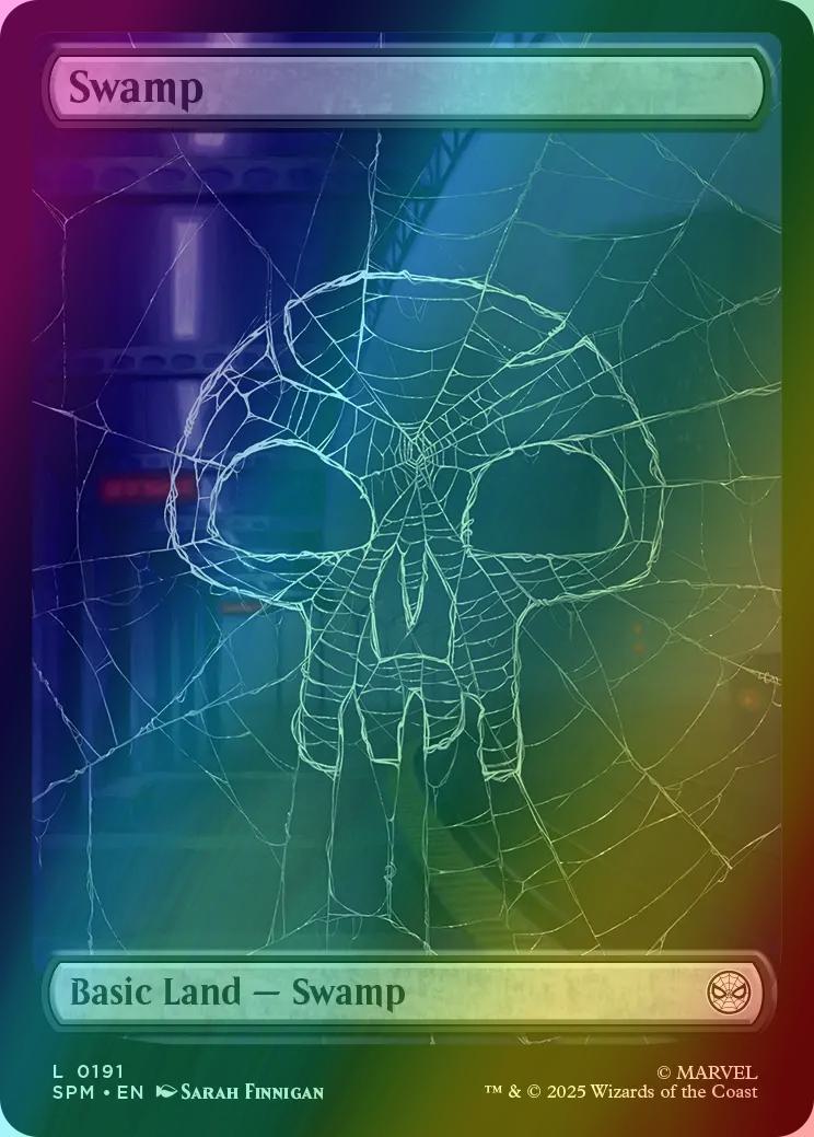 Swamp [191] [Full Art] [Spiderweb] [Marvel's Spider-Man] [Foil]