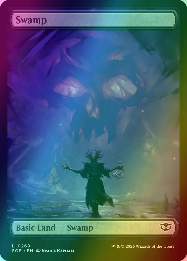 Swamp [269] [Full Art] [Spellcraft Land] [Secrets of Strixhaven] [Foil]