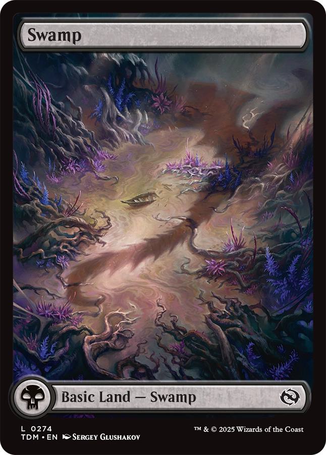Swamp [274] [Full Art] [Dragon's Presence] [Tarkir: Dragonstorm] [Non-Foil]