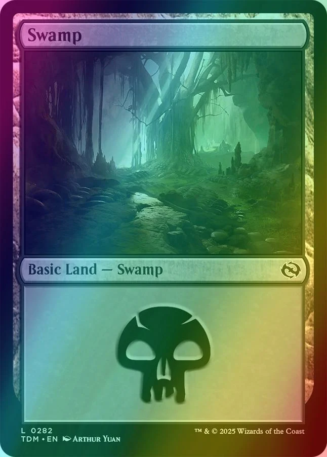 Swamp [282] [Tarkir: Dragonstorm] [Foil]