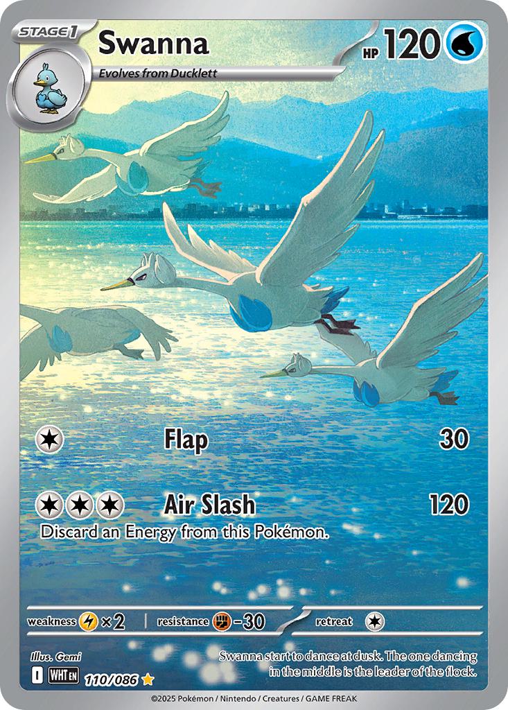 Swanna - 110/086 - Illustration Rare [sv105w-110] [Ultra]