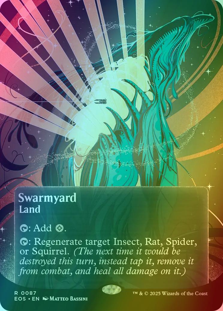 Swarmyard [87] [Borderless] [Poster] [Edge of Eternities: Stellar Sights] [Foil]