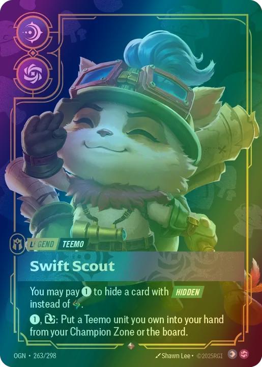 Swift Scout (Teemo) - 263/298 [Origins] [Foil]