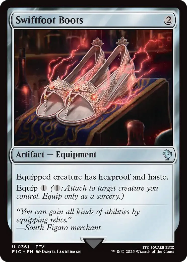 Swiftfoot Boots [361] [FINAL FANTASY: Commander] [Non-Foil]