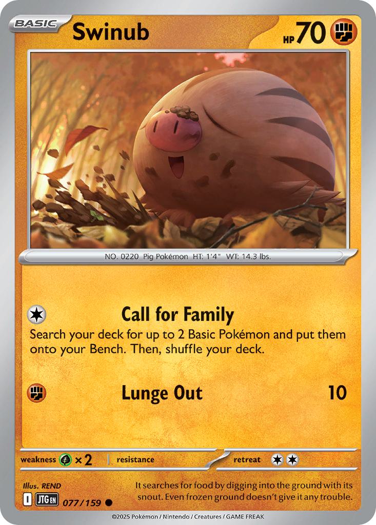 Swinub - 077/159 - Common [sv09-077] [Non-Holo]
