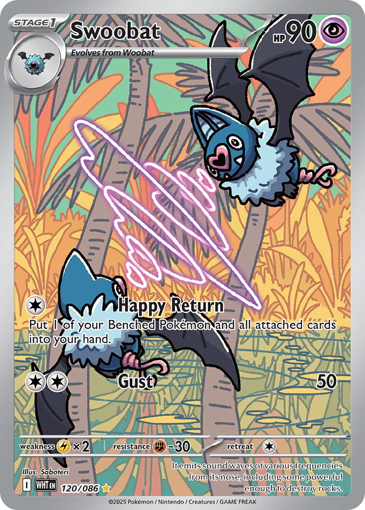 Swoobat - 120/086 - Illustration Rare [sv105w-120] [Ultra]