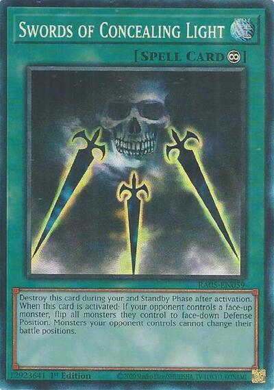 Swords of Concealing Light - RA05-EN059 - Collector's Rare - 1st Edition