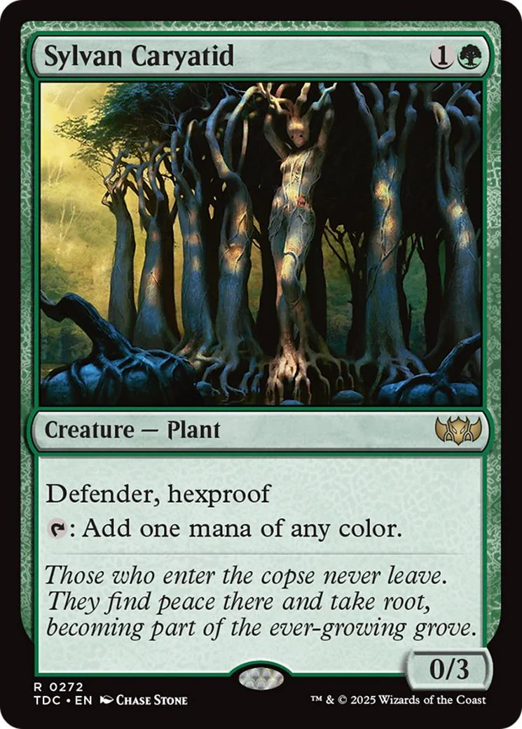 Sylvan Caryatid [272] [Tarkir: Dragonstorm: Commander] [Non-Foil]