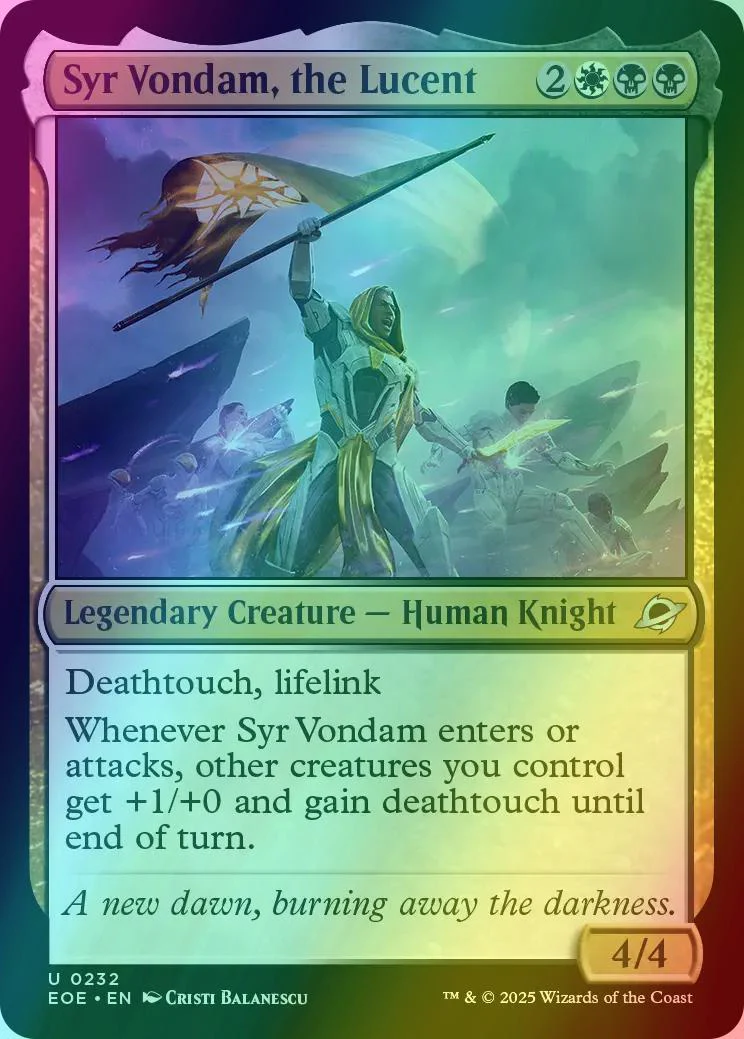 Syr Vondam, the Lucent [232] [Edge of Eternities] [Foil]