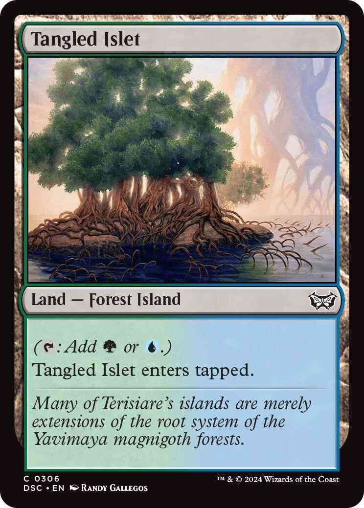 Tangled Islet [306] [Duskmourn: House of Horror: Commander] [Non-Foil]