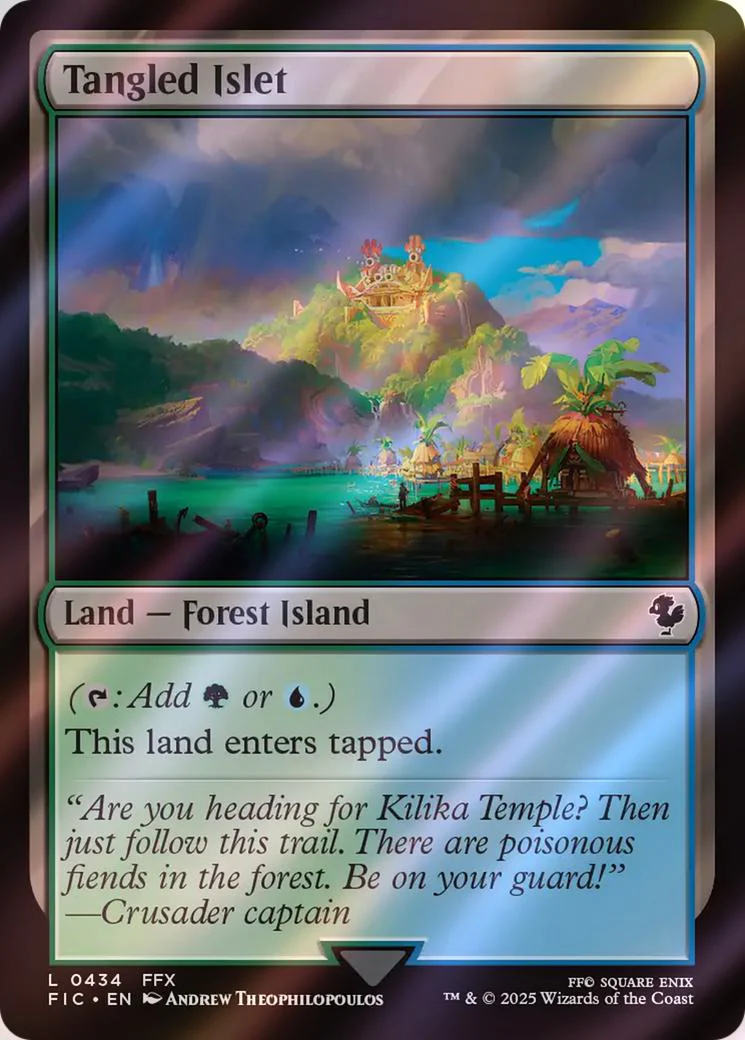 Tangled Islet [434] [FINAL FANTASY: Commander] [Surge Foil]