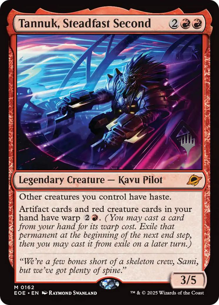 Tannuk, Steadfast Second [162p] [Promo Pack] [Edge of Eternities: Promos] [Non-Foil]