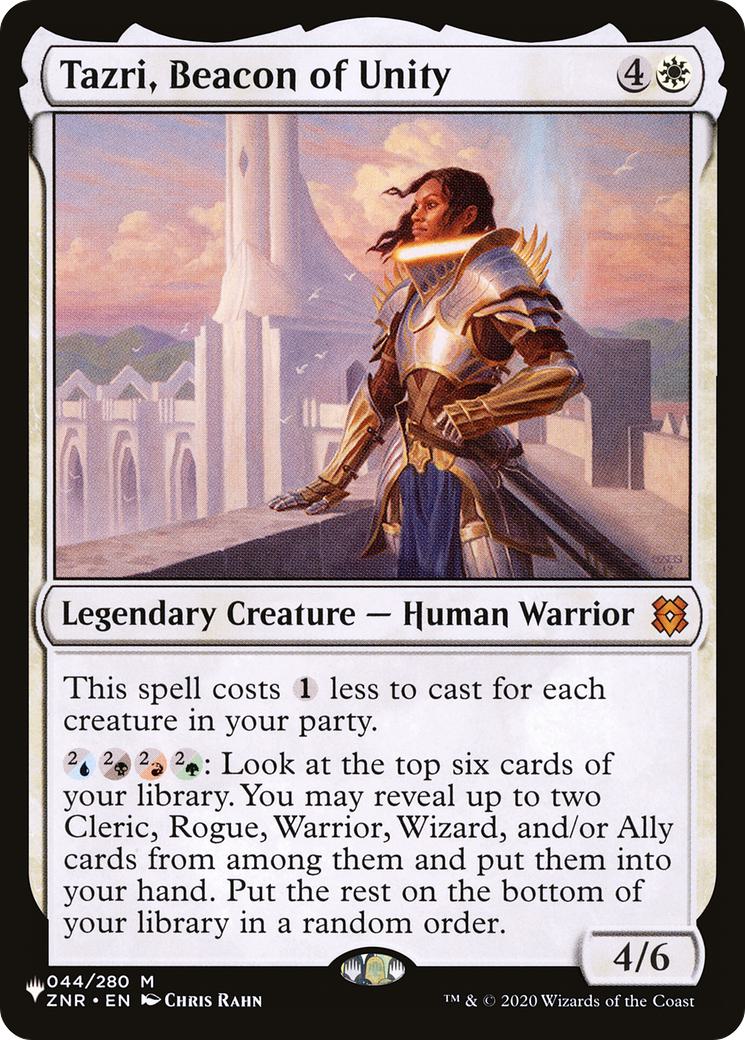 Tazri, Beacon of Unity [ZNR-44] [The List] [Non-Foil]