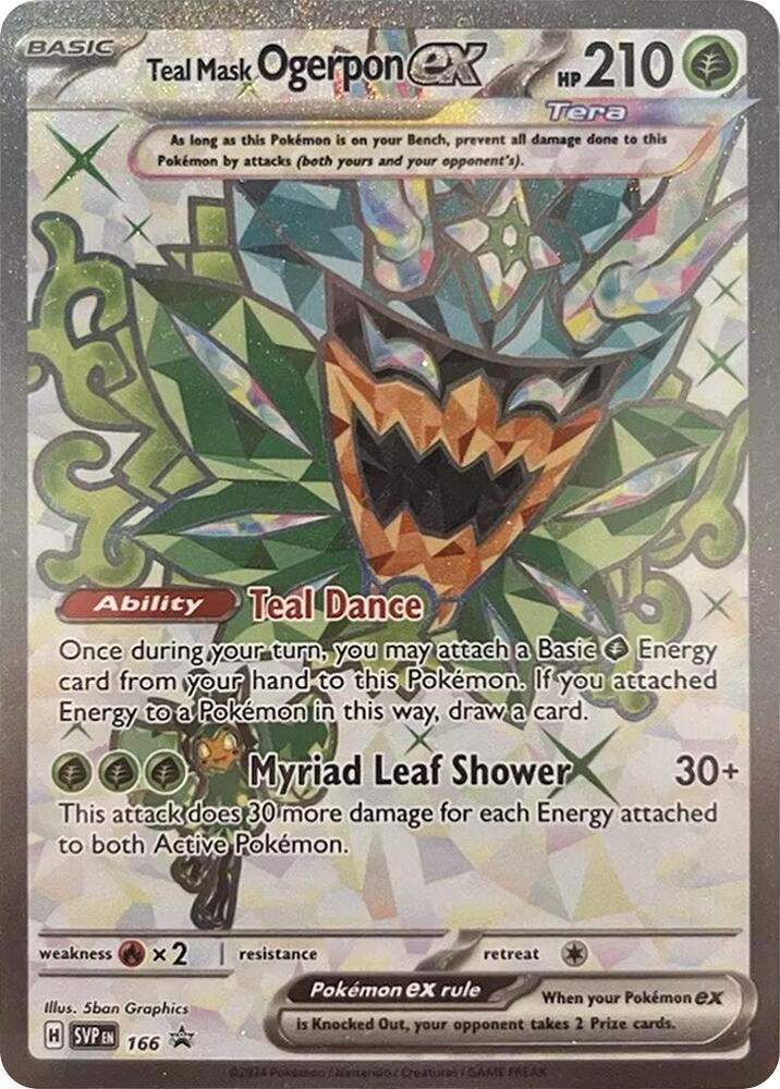 Teal Mask Ogerpon ex - 166 - Promo [svp-166] [Ultra]