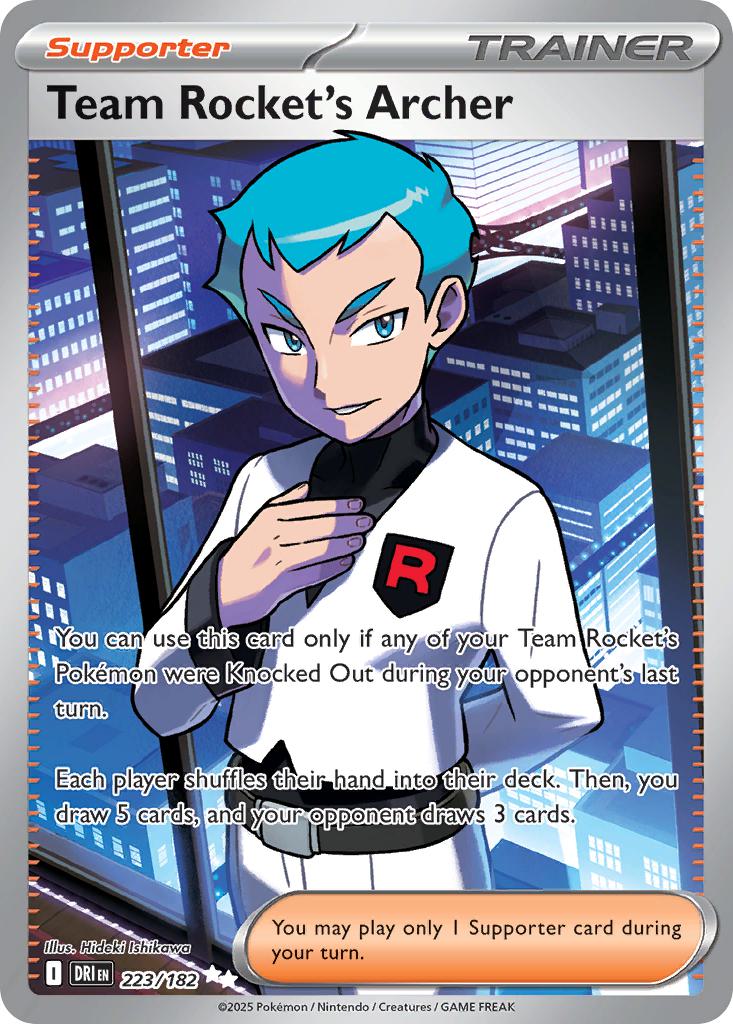 Team Rocket's Archer - 223/182 - Ultra Rare [sv10-223] [Ultra]