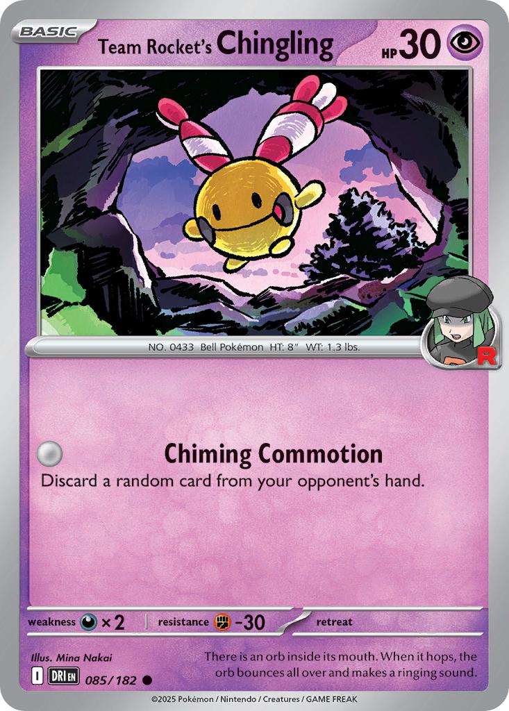 Team Rocket's Chingling - 085/182 - Common [sv10-085] [Non-Holo]