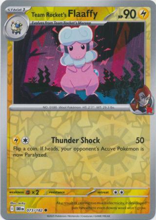 Team Rocket's Flaaffy - 073/182 - Common [sv10-073] [Reverse Holo]