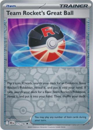 Team Rocket's Great Ball - 175/182 - Uncommon [sv10-175] [Reverse Holo]