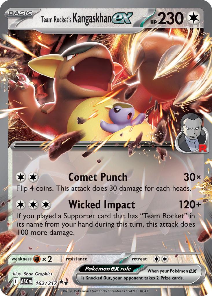 Team Rocket's Kangaskhan ex - 162/217 - Double Rare [me025-162] [Ultra]