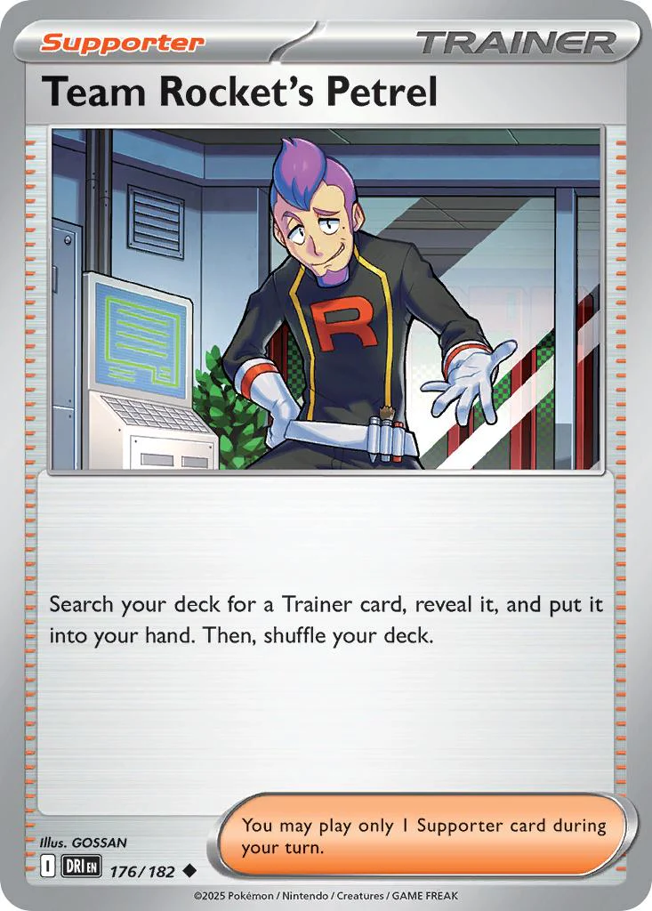 Team Rocket's Petrel - 176/182 - Uncommon [sv10-176] [Non-Holo]