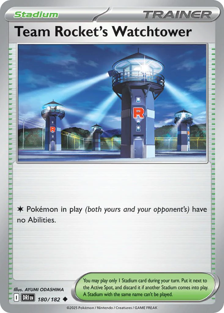 Team Rocket's Watchtower - 180/182 - Uncommon [sv10-180] [Non-Holo]