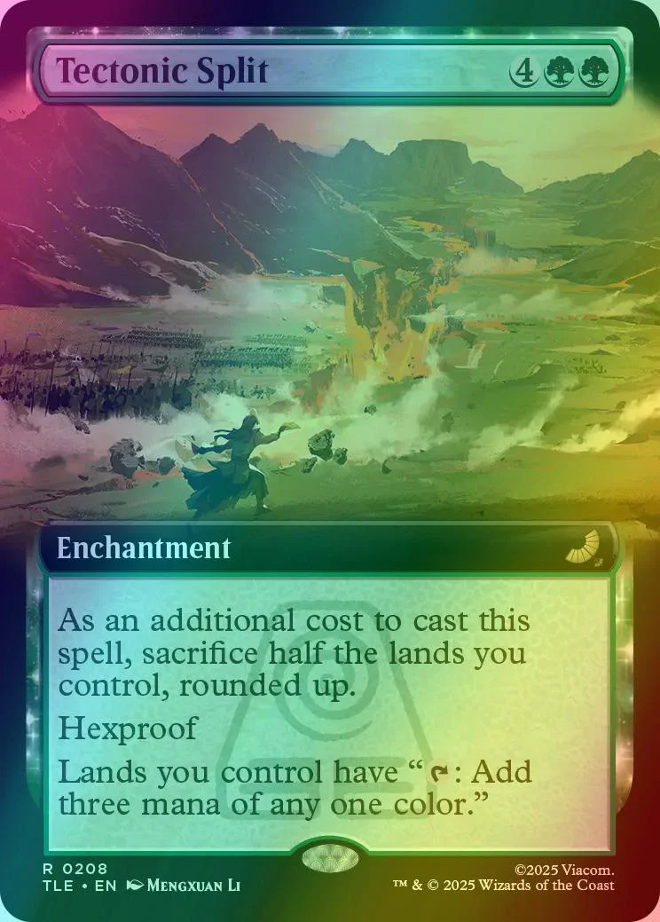 Tectonic Split [208] [Extended Art] [Avatar: The Last Airbender Eternal] [Foil]