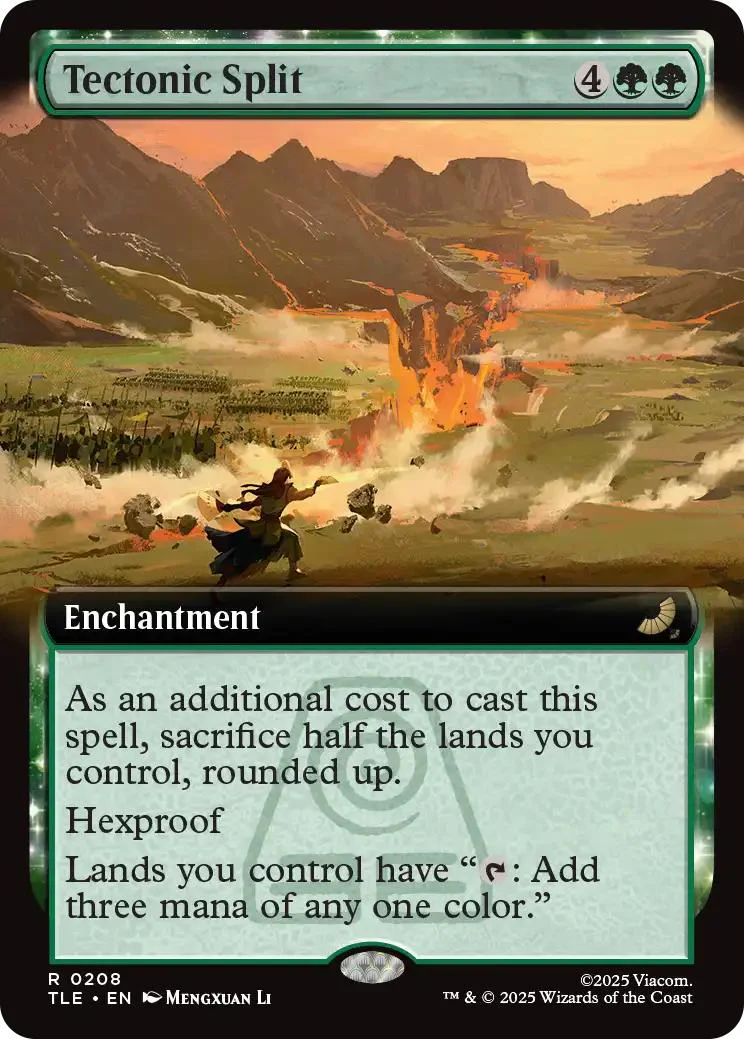 Tectonic Split [208] [Extended Art] [Avatar: The Last Airbender Eternal] [Non-Foil]