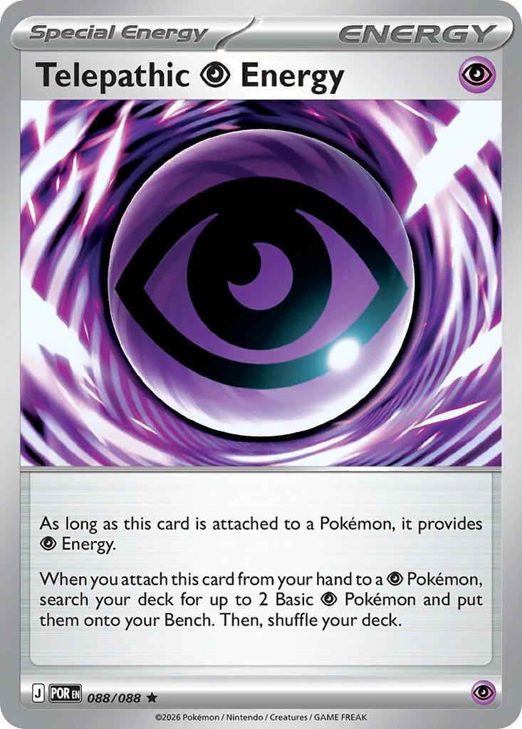 Telepathic Psychic Energy - 088/088 - Rare [me03-088] [Holo]