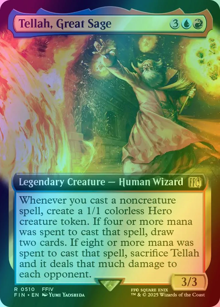 Tellah, Great Sage [510] [Extended Art] [FINAL FANTASY] [Foil]