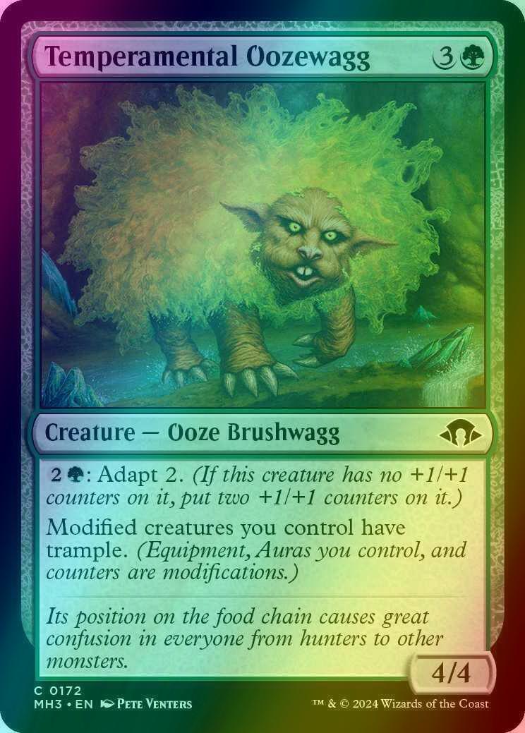 Temperamental Oozewagg [172] [Modern Horizons 3] [Foil]