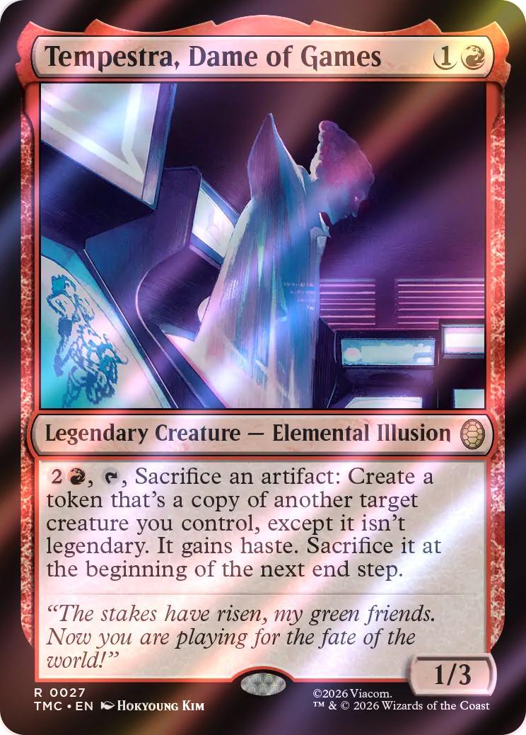 Tempestra, Dame of Games [27] [Teenage Mutant Ninja Turtles Eternal] [Surge Foil]