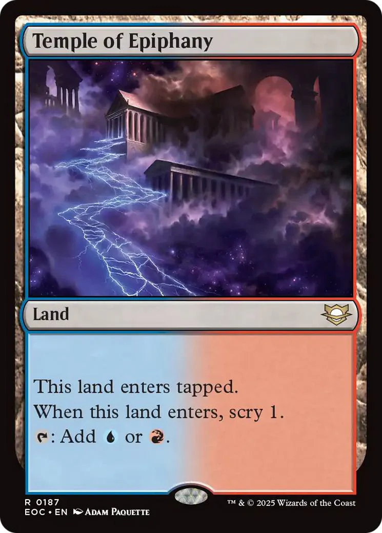 Temple of Epiphany [187] [Edge of Eternities: Commander] [Non-Foil]