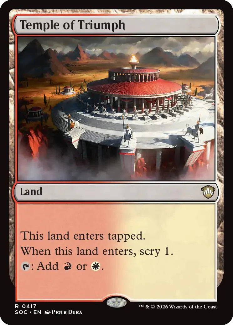 Temple of Triumph [417] [Secrets of Strixhaven: Commander] [Non-Foil]