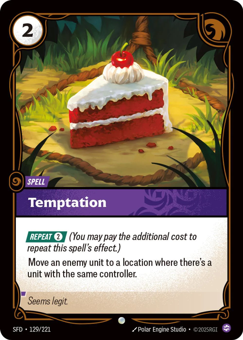 Temptation - 129/221 [Spiritforged] [Non Foil]